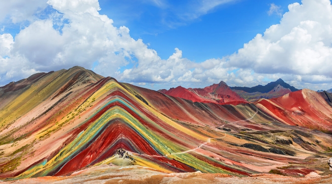Aerial Views: Vinicunca – Rainbow Mountain, Peru