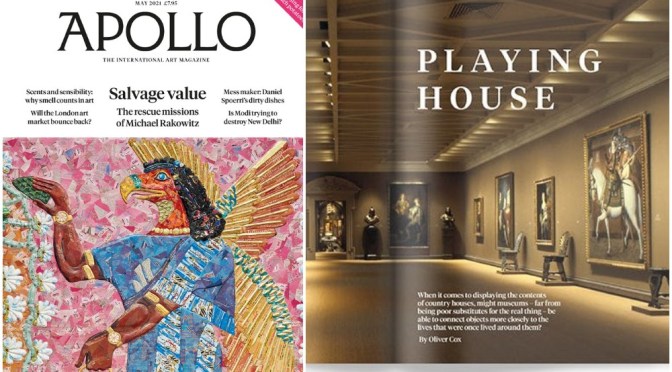 INTERNATIONAL ART: ‘APOLLO MAGAZINE – MAY 2021’