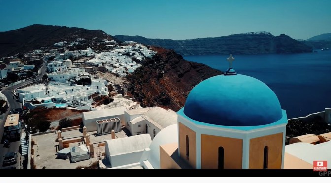 Aerial Views: Island Of Santorini – Greece (4K)