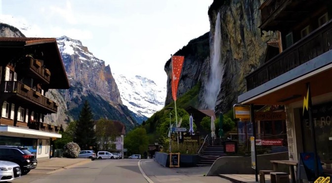 Scenic Swiss Alps Drives: Lauterbrunnen – Valley Of Waterfalls (5K Video)