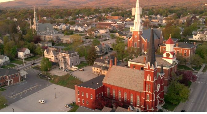 Aerial Views: Rutland – Vermont (4K Video)