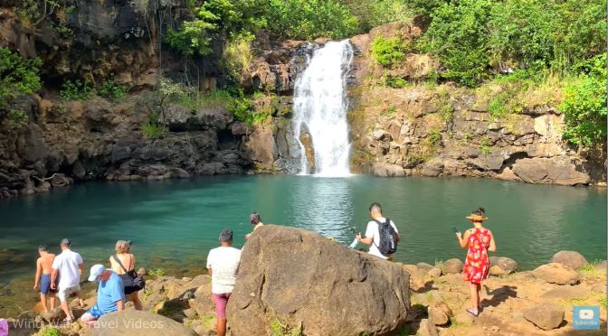 Walking Tour: Waimea Valley Falls, Oahu, Hawaii