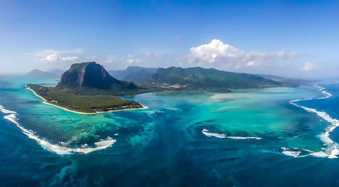 Aerial Views: Island Of Mauritius, Indian Ocean