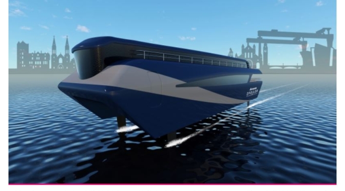 Technology: Zero-Carbon Hyrdrofoil Ferries (WSJ)