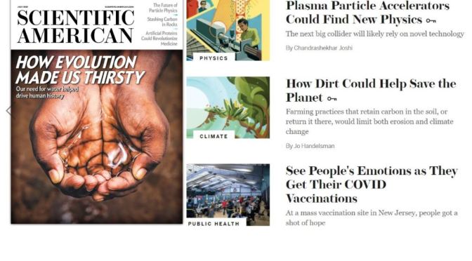 Magazines: Scientific American – July 2021