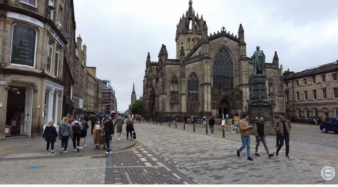 Walking Tour: Old Town Edinburgh, Scotland (4K)