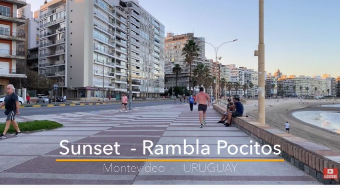 Walks: Rambla Pocitos – Montevideo, Uruguay