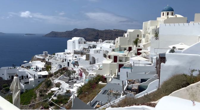 Walking Tour: Island Of Santorini, Greece (4k)