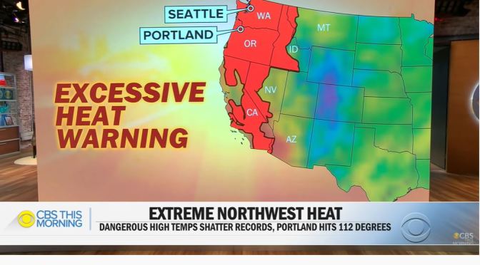 Weather: Northwest U.S. 1000-Yr Record Heat Wave