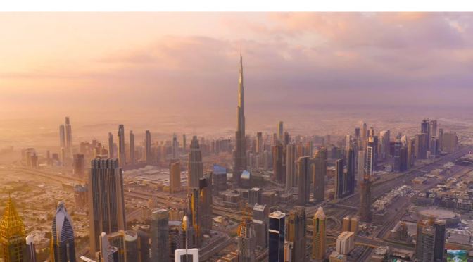 Aerial City Views: Dubai – United Arab Emirates (4K)