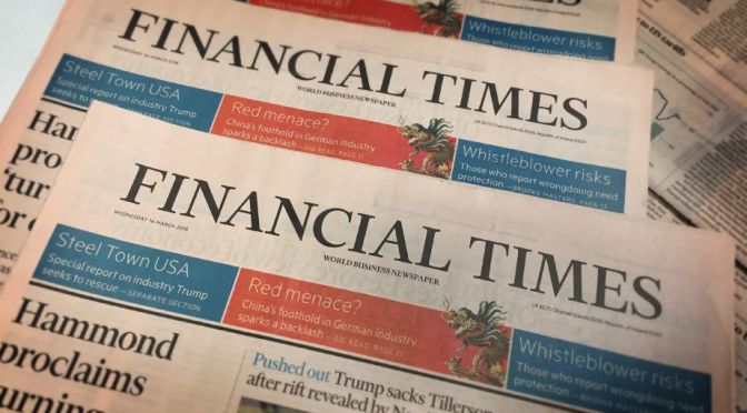 Front Page Views: The ‘Financial Times’ (July 27)