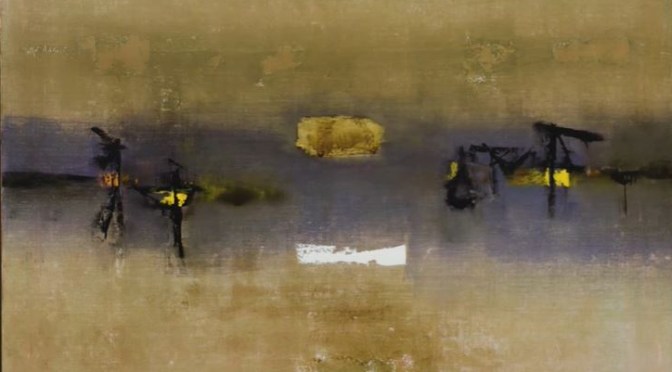 Art:  Vasudeo S. Gaitonde’s “Painting 4” – The Abstract Artist ‘Haven From Chaos’
