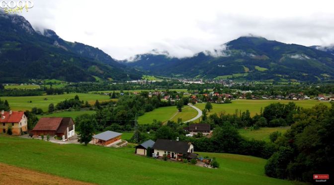 Village Walks: Admont – Central Austria (4K Video)