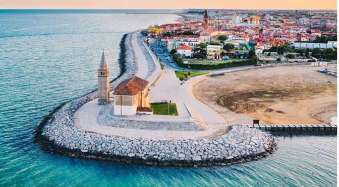 Coastal Walks: Caorle In Venice, Italy (4K Video)