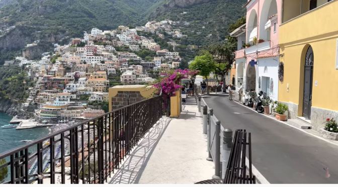 Walking Tour: Positano – Amalfi Coast, Italy (4K)