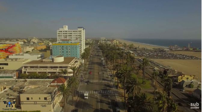 Coastal City Views: Santa Monica, California (4K)