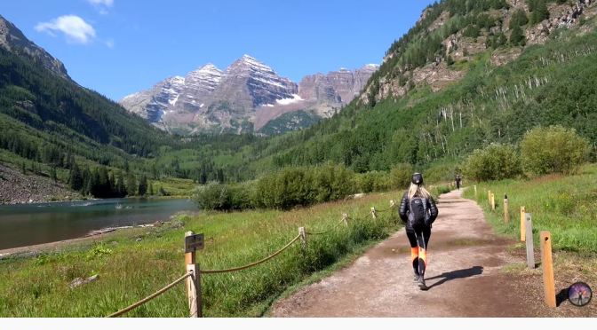 Trail Hikes: Maroon Bells On Crater Lake, Colorado