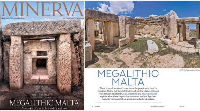 Archaeology/Art: Minerva Magazine – September 2021