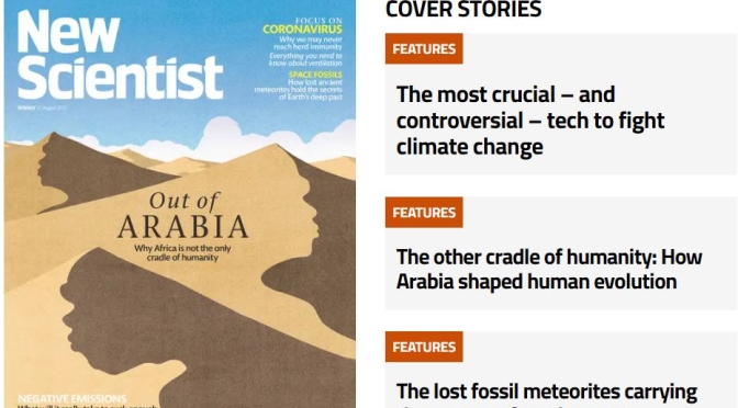 Previews: New Scientist Magazine – August 21