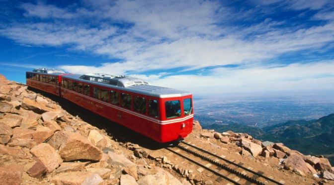 Colorado Views: Newly Renovated ‘Pikes Peak Cog Railway’ – Manitou Springs