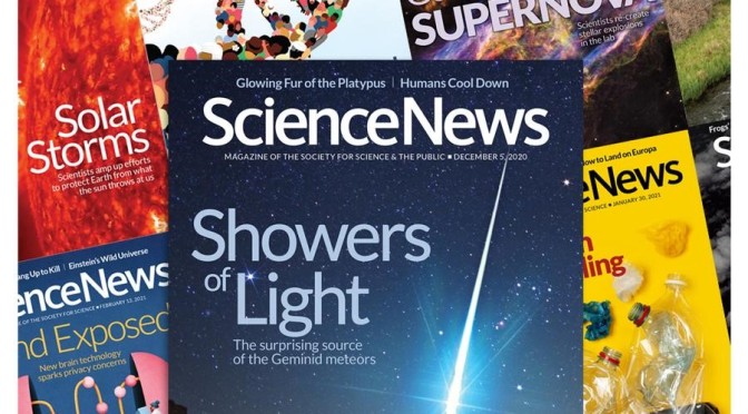 Magazine Views: Science News – August 14, 2021