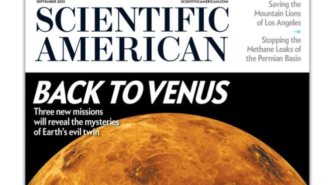 Cover Preview: Scientific American – September 2021