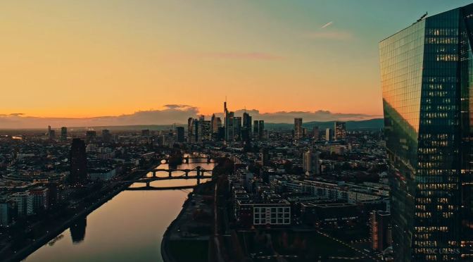 Skyline Views: Frankfurt – Western  Germany (4K)