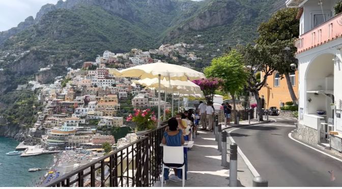 Walks: Positano On The Amalfi Coast In Italy (4K)