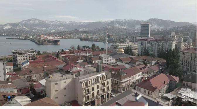 Aerial Views: Batumi – Black Sea, Georgia (4K)