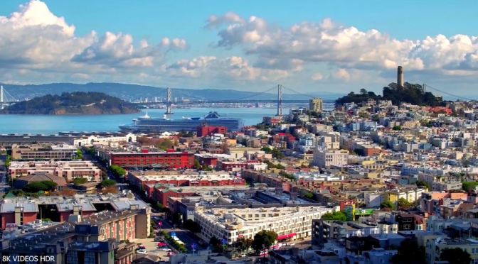 Aerial City Views: San Francisco, California (8K)
