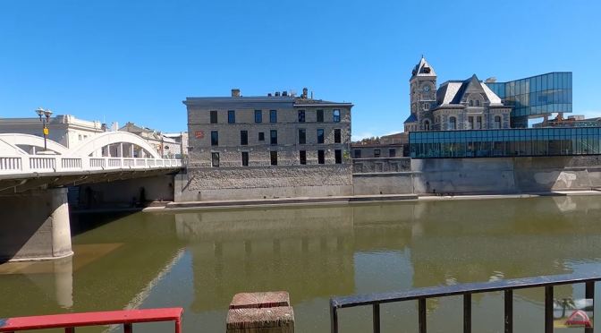 Walks: Galt In Cambridge City, Ontario, Canada (4K)