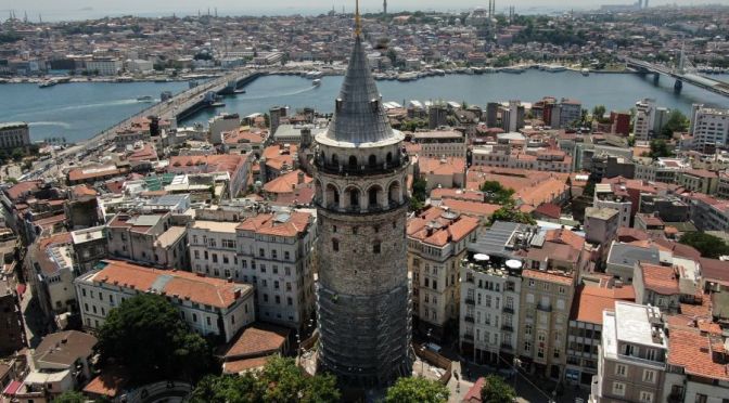Travel: Views From Galata Tower In Istanbul, Turkey