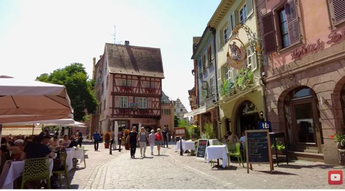 Walking Tours: Colmar In Alsace Region, France (4K)