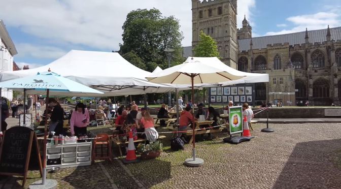 Walking Tour – Exeter In Southwest England (4K)