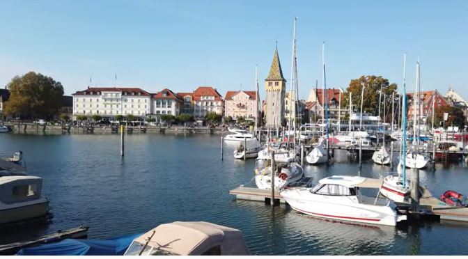 Walks: Lindau On Lake Constance In Germany (4K)