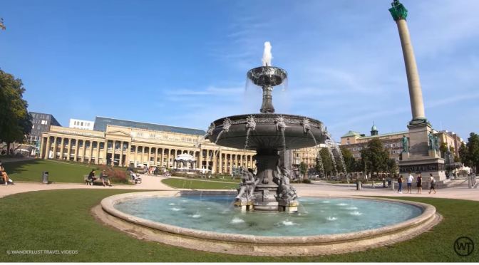 Walking Tour: Stuttgart – Southwest Germany (4K)