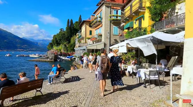 Village Walks: Varenna On Lake Como In Italy (4K)