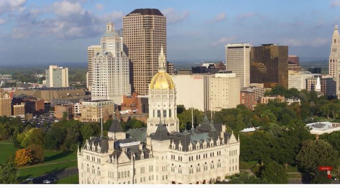 Aerial Views: Hartford, Capital Of Connecticut