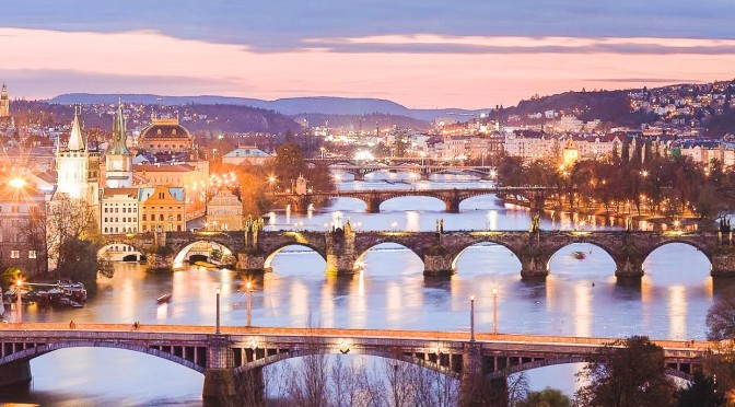 City Travel Views: Prague In The Czech Republic (4K)