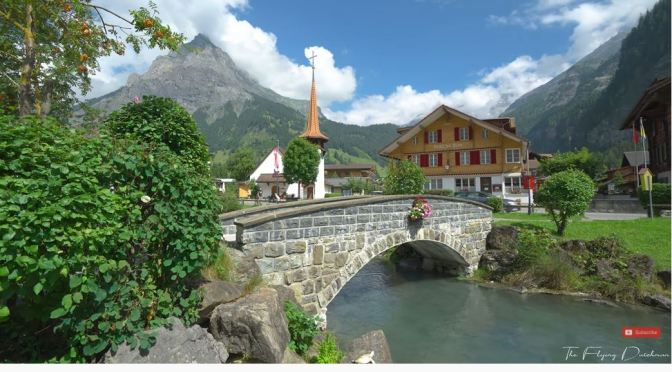 Resort View: Kandersteg In West Switzerland (4K)