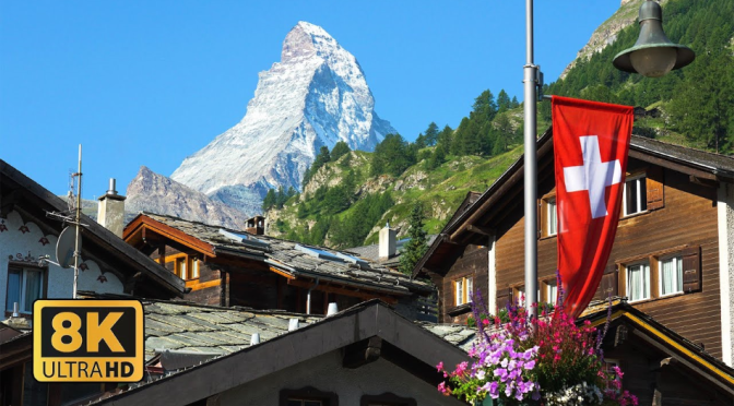 Resort Walks: Zermatt – Valais, Switzerland (8K)