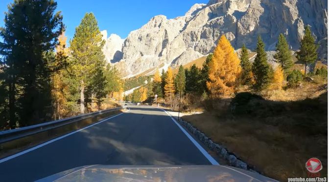Autumn Drives: Dolomites In Northeastern Italy (4K)