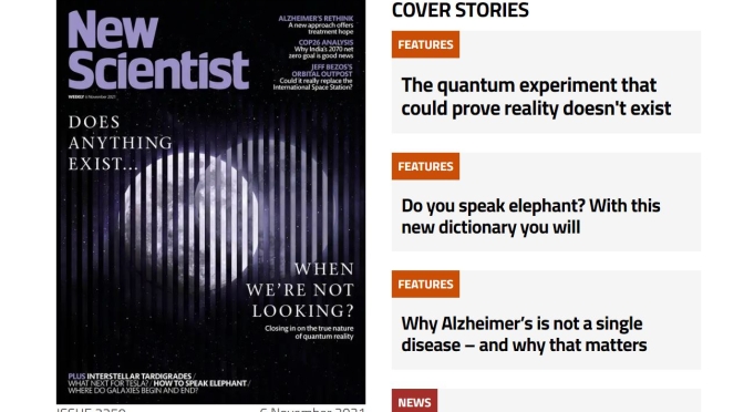 Previews: New Scientist Magazine – November 6