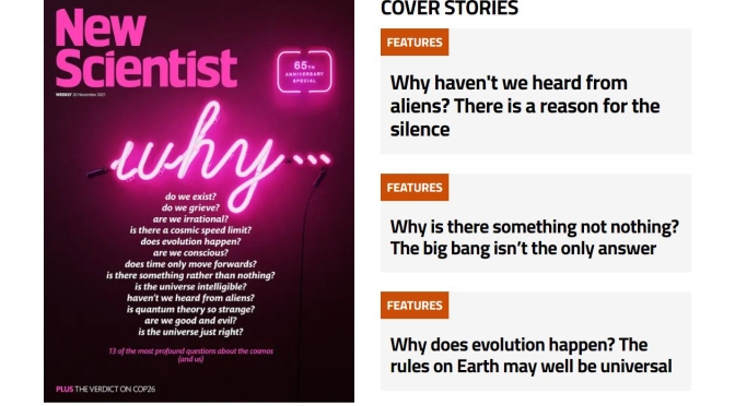 Previews: New Scientist Magazine – November 20