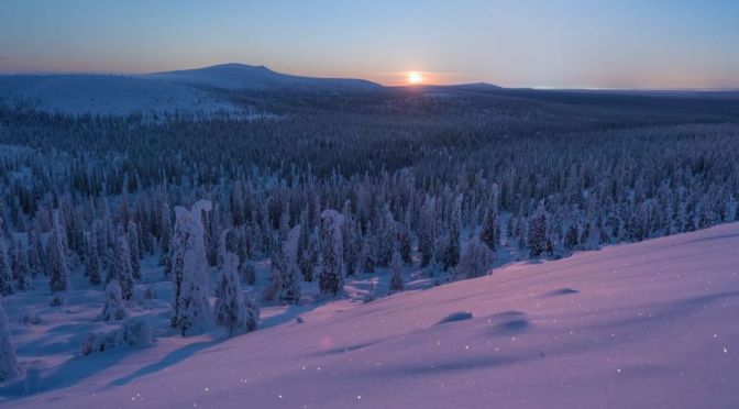 Timelapse Views: Arctic Winter In Finland (4K)