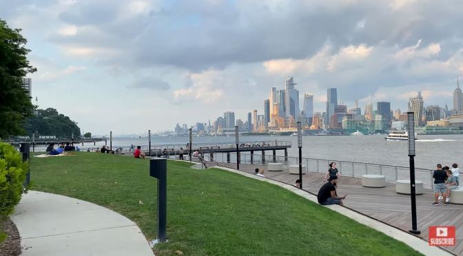 Walks: Hudson River, Hoboken, New Jersey (4K)