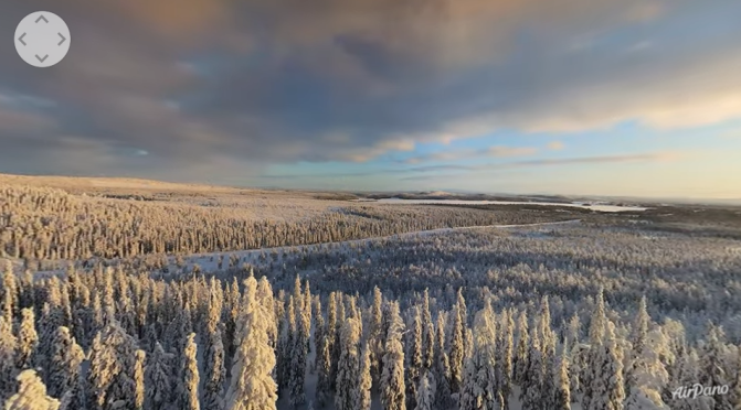  360° Views: Ruka Ski Resort In Lapland, Finland (8K)