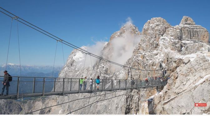 Austria Views: Dachstein Glacier Skywalk Bridge