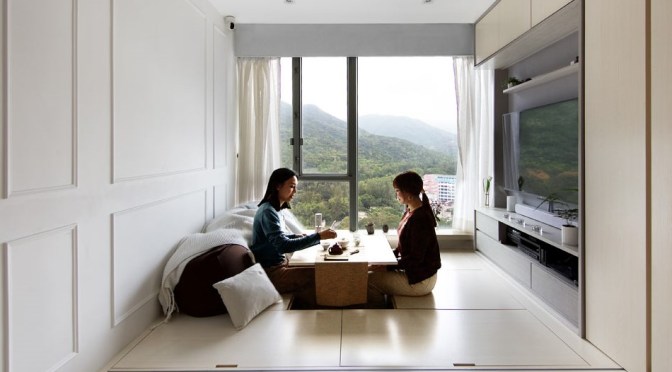 Tiny Home Design: A 484 SF, 3-Bedroom ‘SmartZendo’ Apartment In Hong Kong