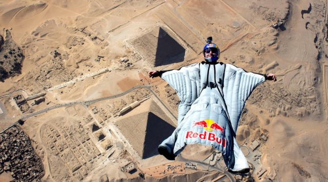 Extreme Views: Wingsuit Flying Over The Pyramids